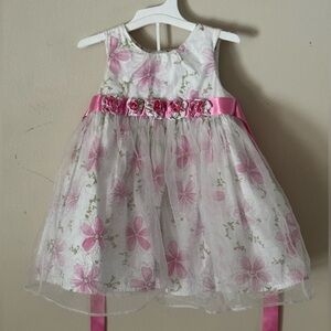12mo girls cotton dress for spring/summer/easter